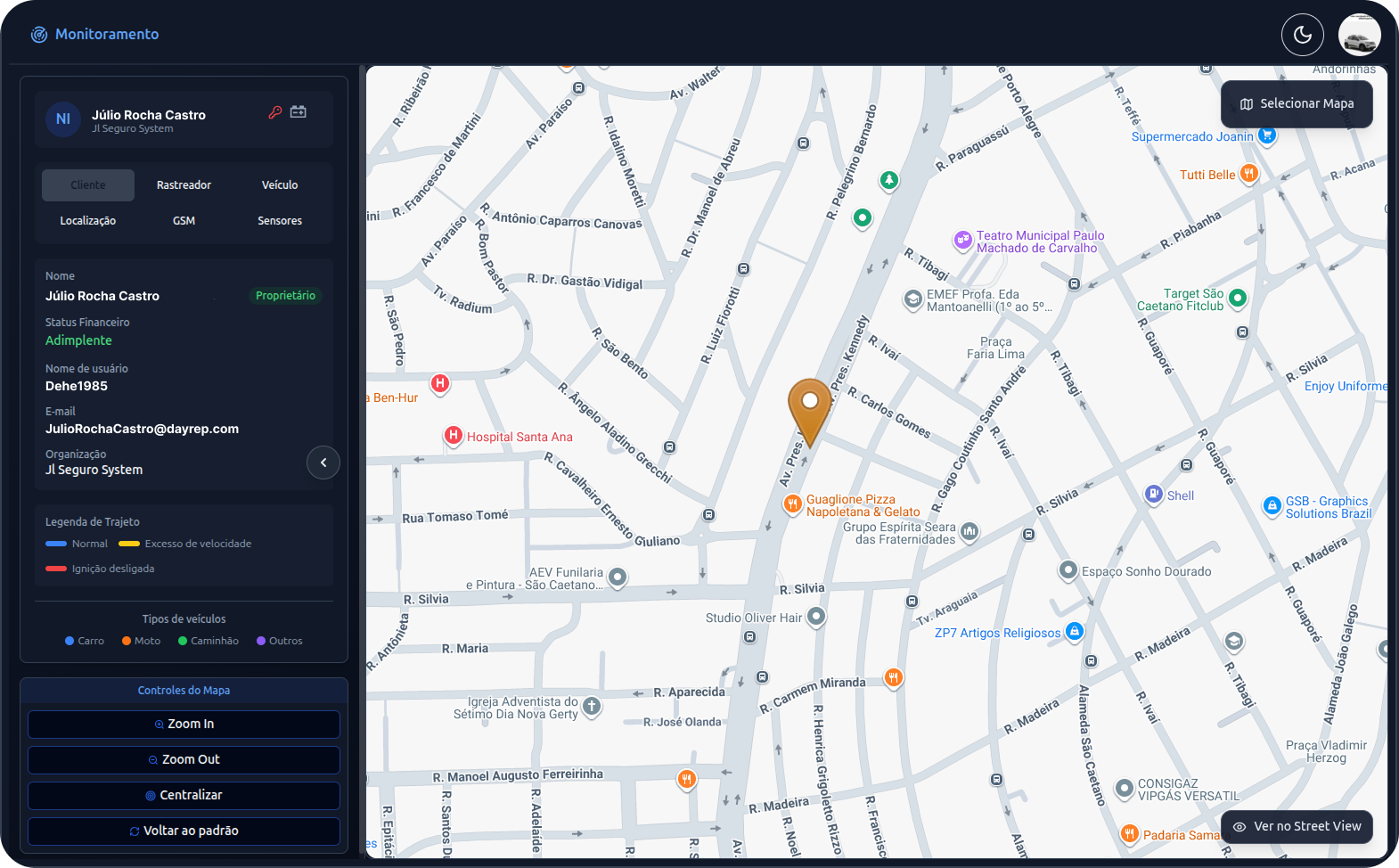 Monitoramento em Tempo Real - Interface do WALKSAT